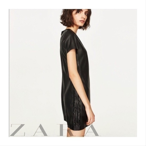 Zara Dresses & Skirts - Zara collection side lace up dress NWT